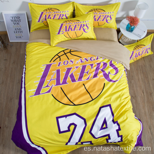 Juegos de cama de 3 piezas NBA Black No. 23